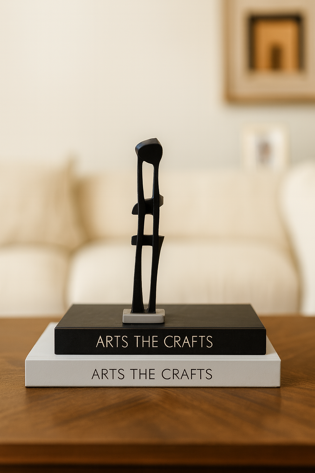 Abstract Black Modern Sculpture