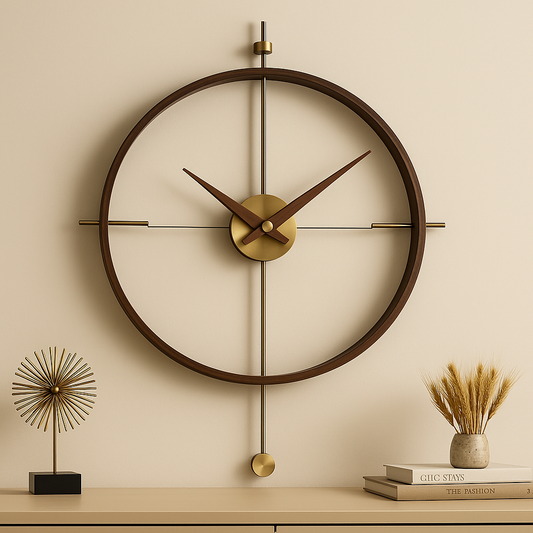 Celestial Halo Wall Clock