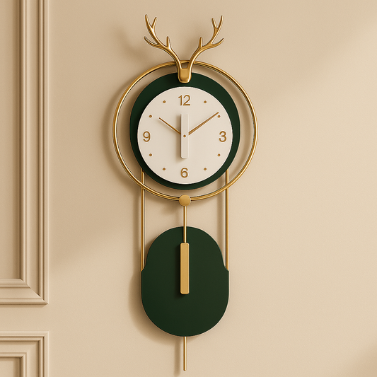 Antler Eclipse Wall Clock