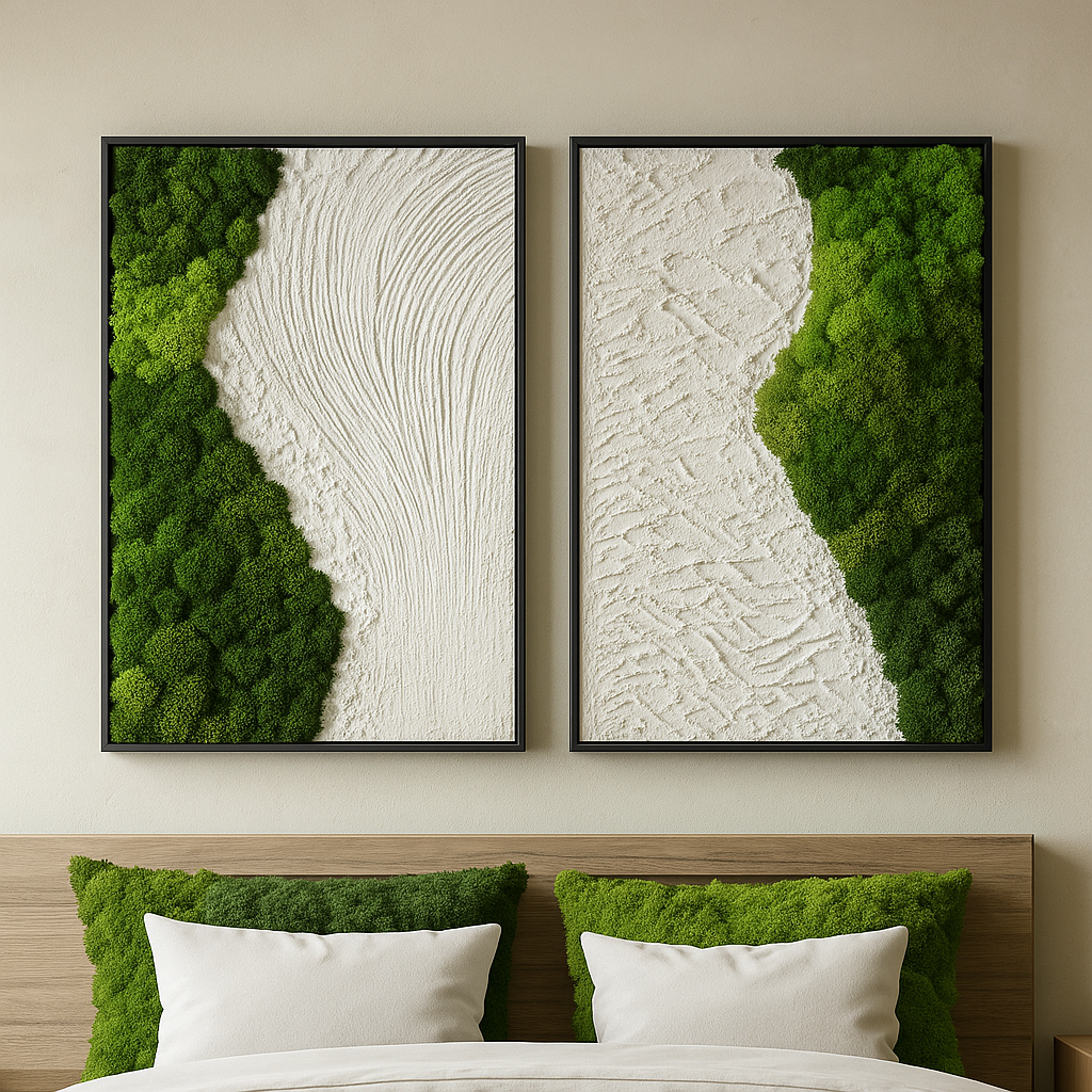 Framed Moss Duo