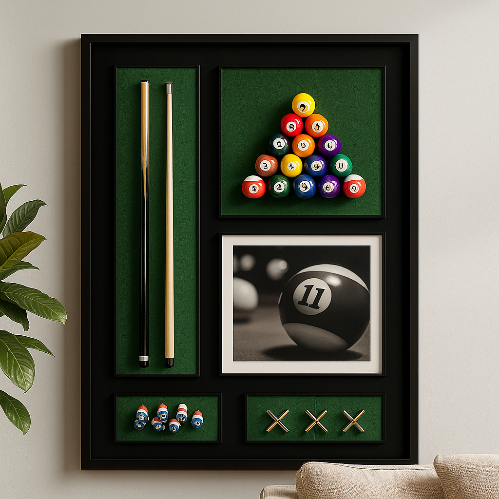 Framed Billiard Collection