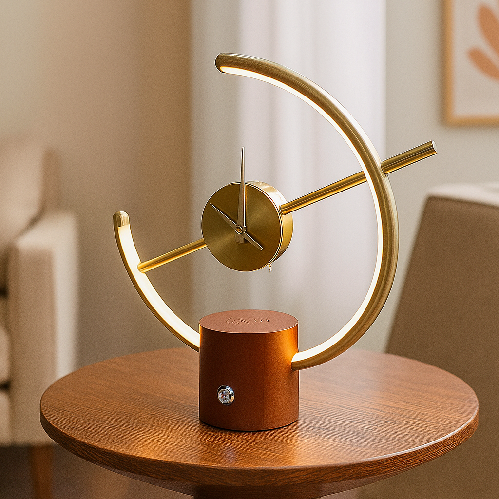 Halo Charge LED Desk Clock