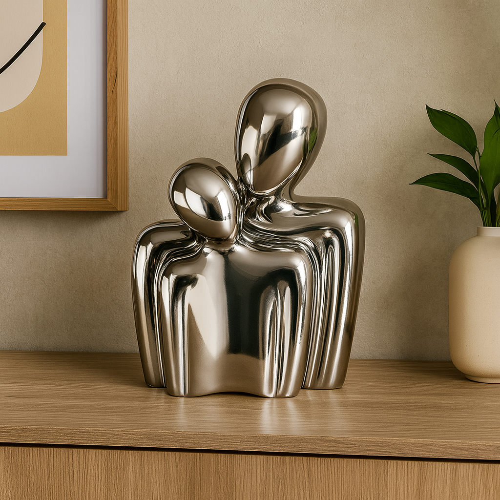 Chrome Embrace Abstract Du