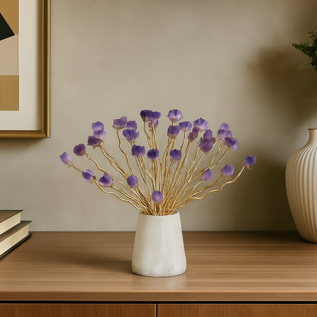 Amethyst Bloom Sculpture