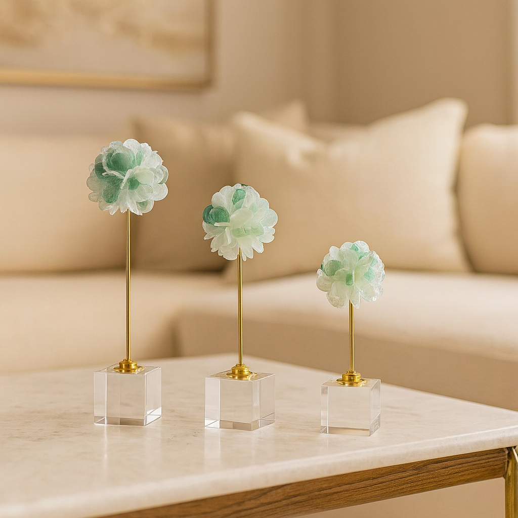 Lumina - White Flower Sculpture