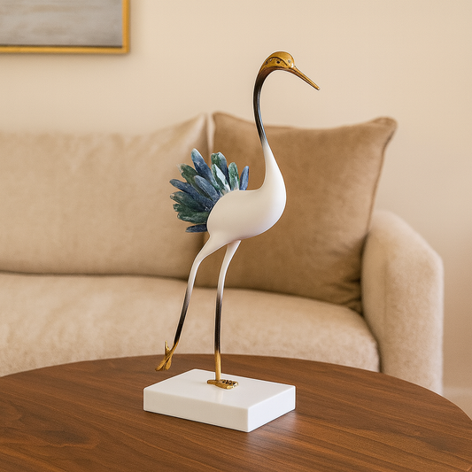 Solstice Crane-white