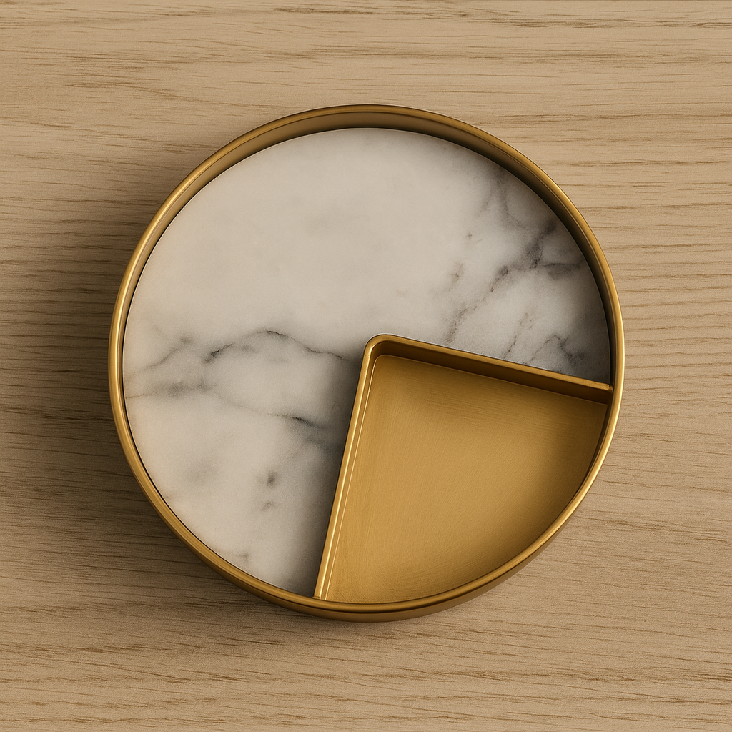 Office Desk Set-Gold