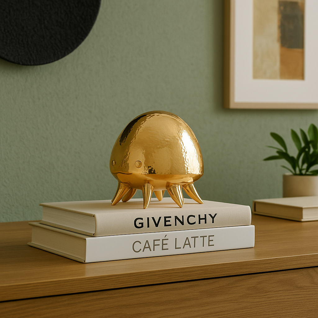 Golden Dome Resin Sculpture