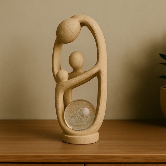 Embracing Family Sculpture