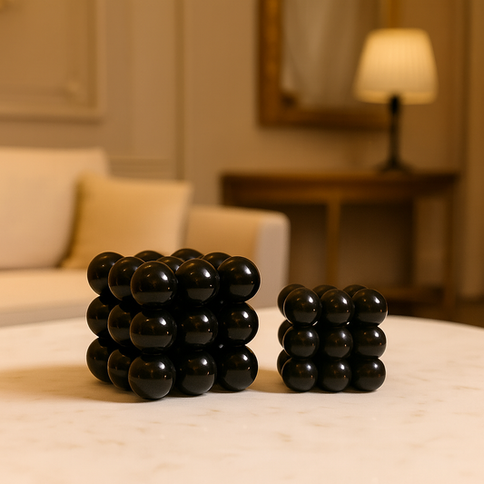 Obsidian Sphere Set