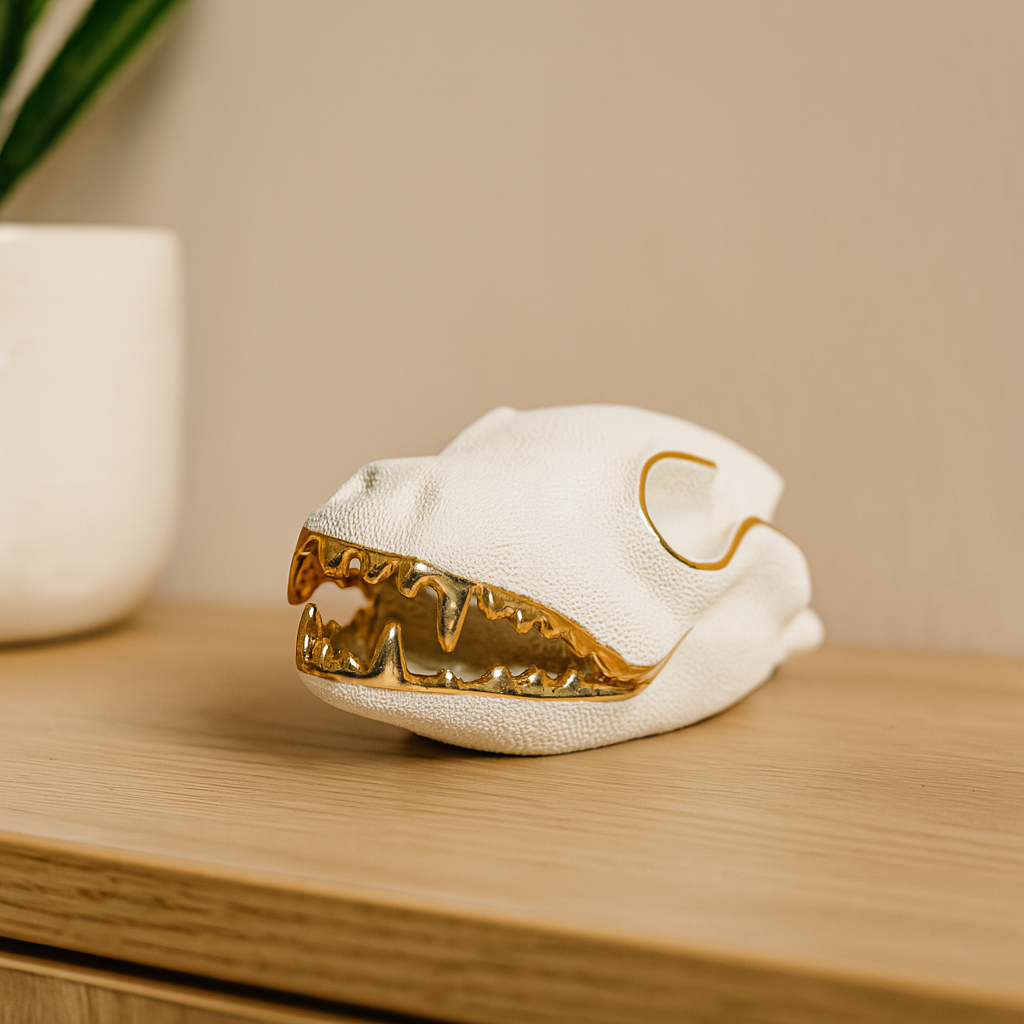 Relic - White Skull Sculptures