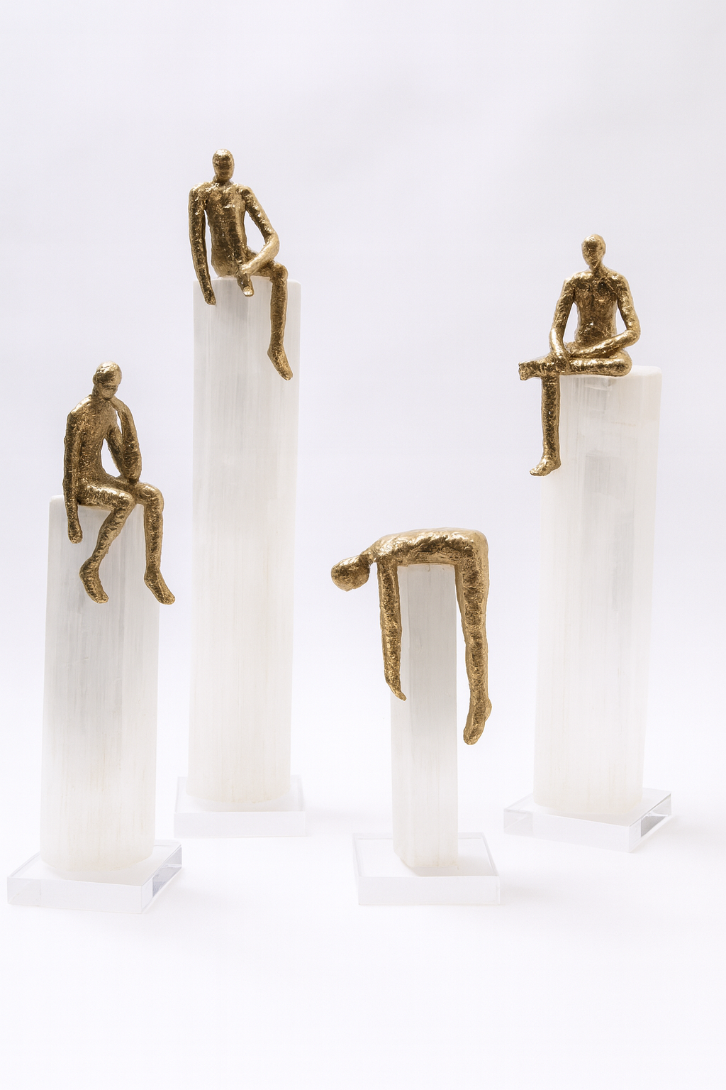Ascend - Figure Column Sculptures
