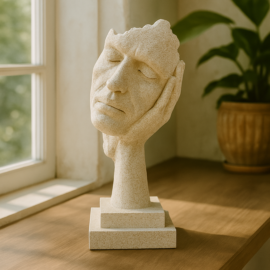 Pensive Gaze Sculpture