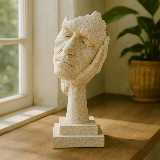 Pensive Gaze Sculpture