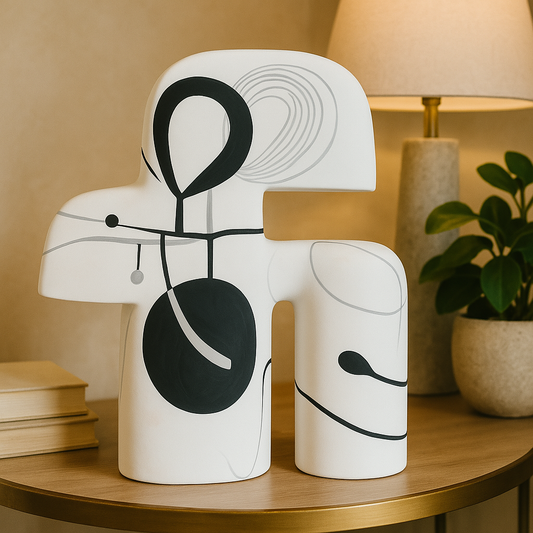 Glyph - Graphic Painted Sculpture