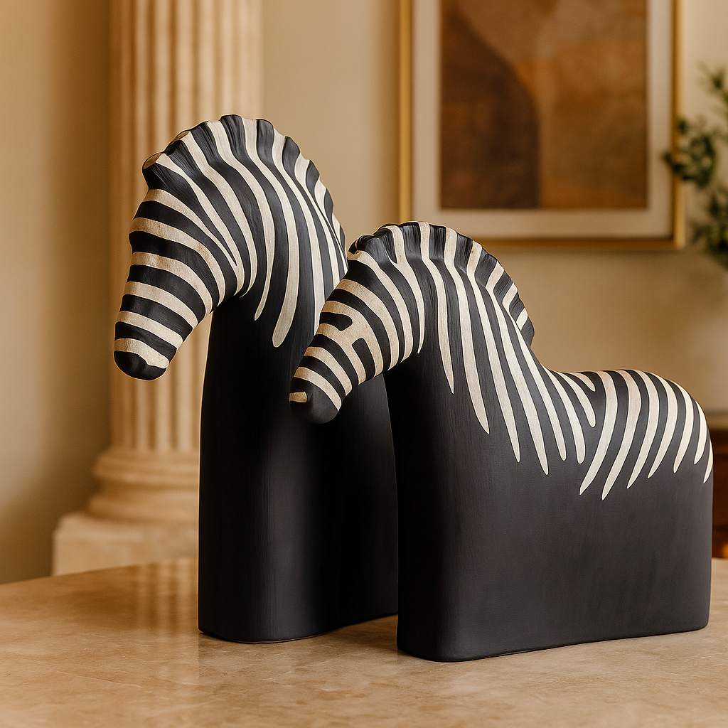 Stride - Zebra Sculptures
