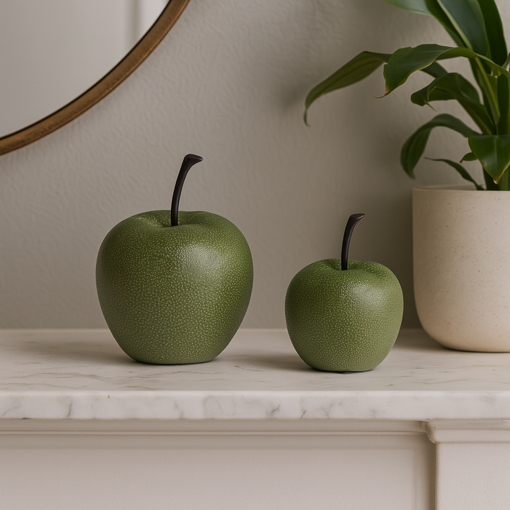 Pomona - Green Apple Sculptures