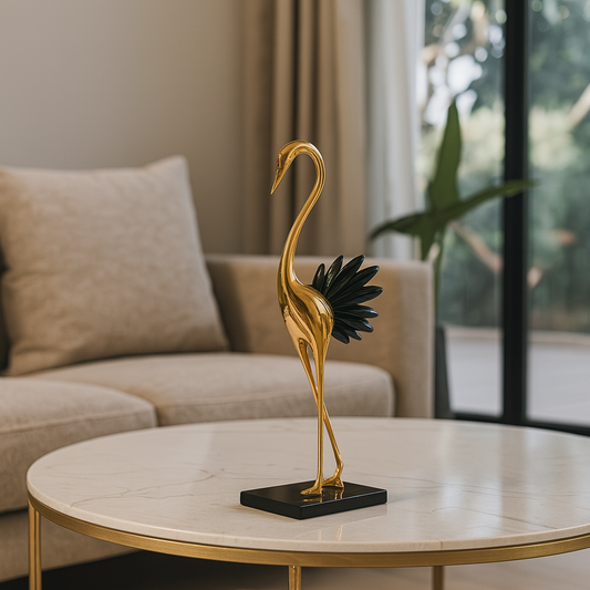 Aurelian - Golden Crane Sculptures