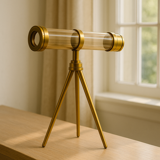 Celestia - Glass Telescope Sculptures