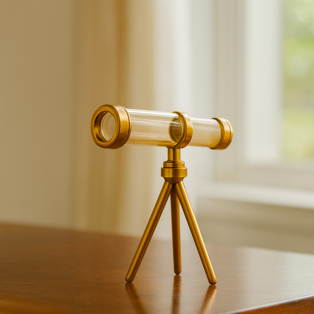 Celestia - Glass Telescope Sculptures