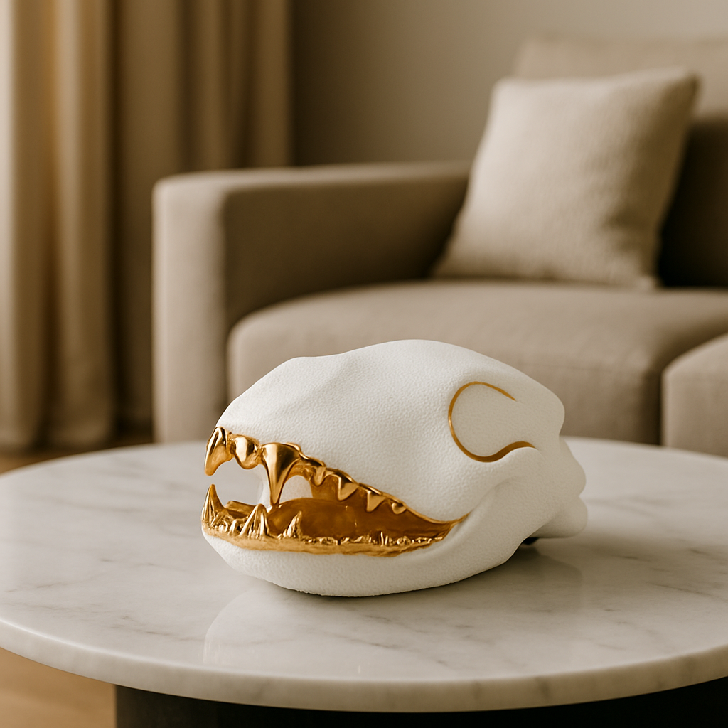 Relic - White Skull Sculptures