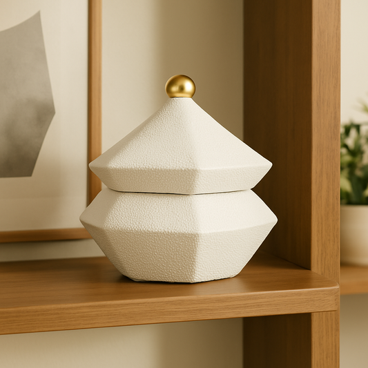 Geometric Finial Decor Boxes