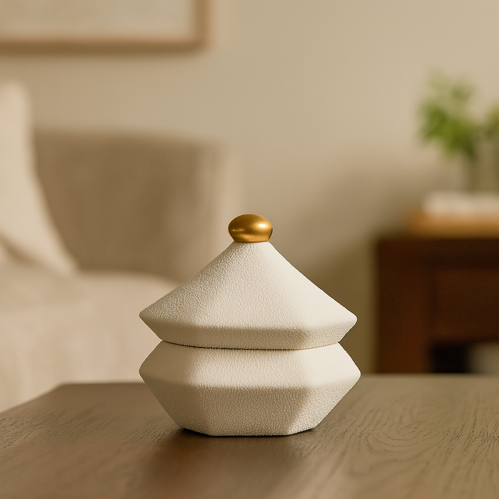 Geometric Finial Decor Boxes