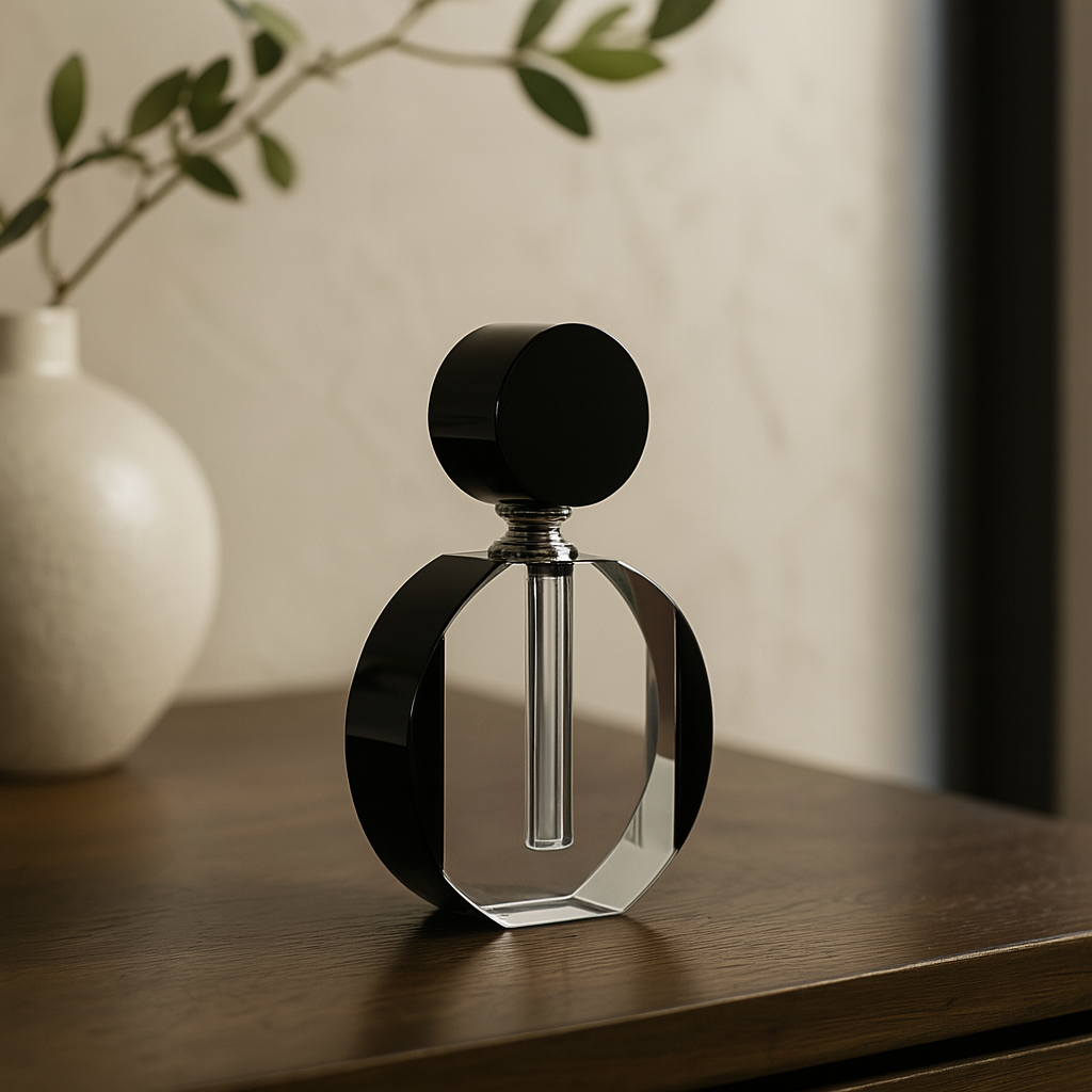 Black Halo Crystal Decor