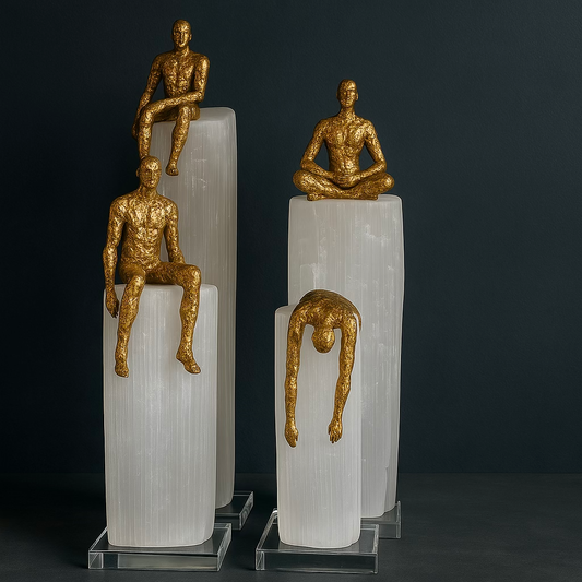 Ascend - Figure Column Sculptures