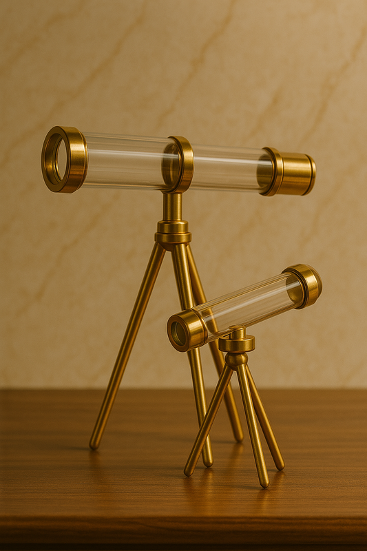 Celestia - Glass Telescope Sculptures