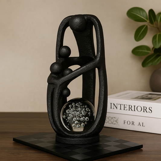 Embracing Family Sculpture