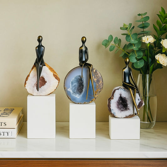 Agate Seated Trio