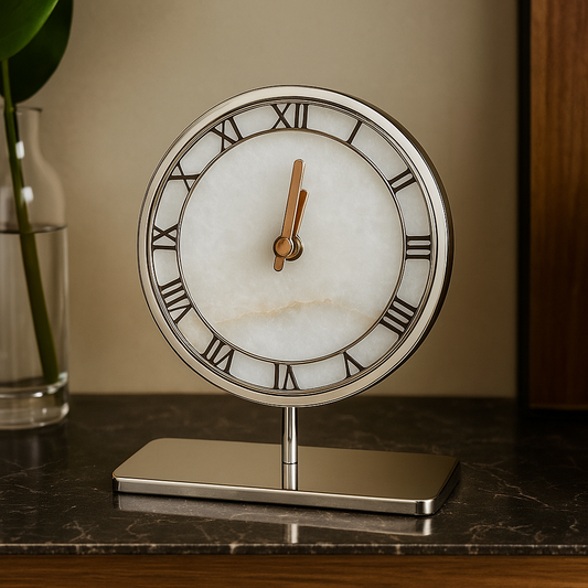 Roman Silver Clock