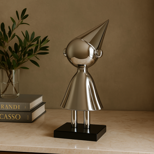 Silver Hooded Figure