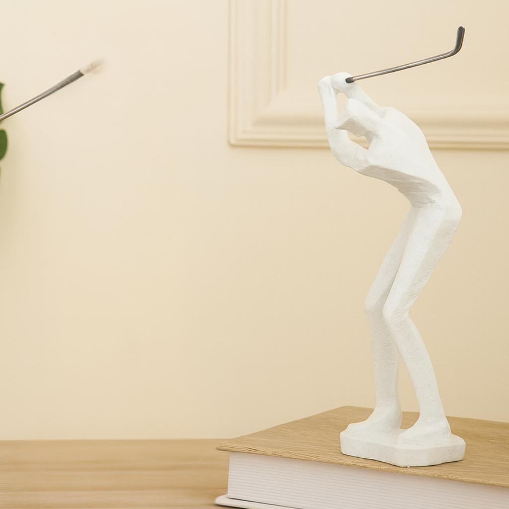 Abstract Golf Swing Duo