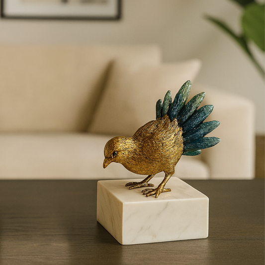 Aureus - Golden Crane Sculptures: