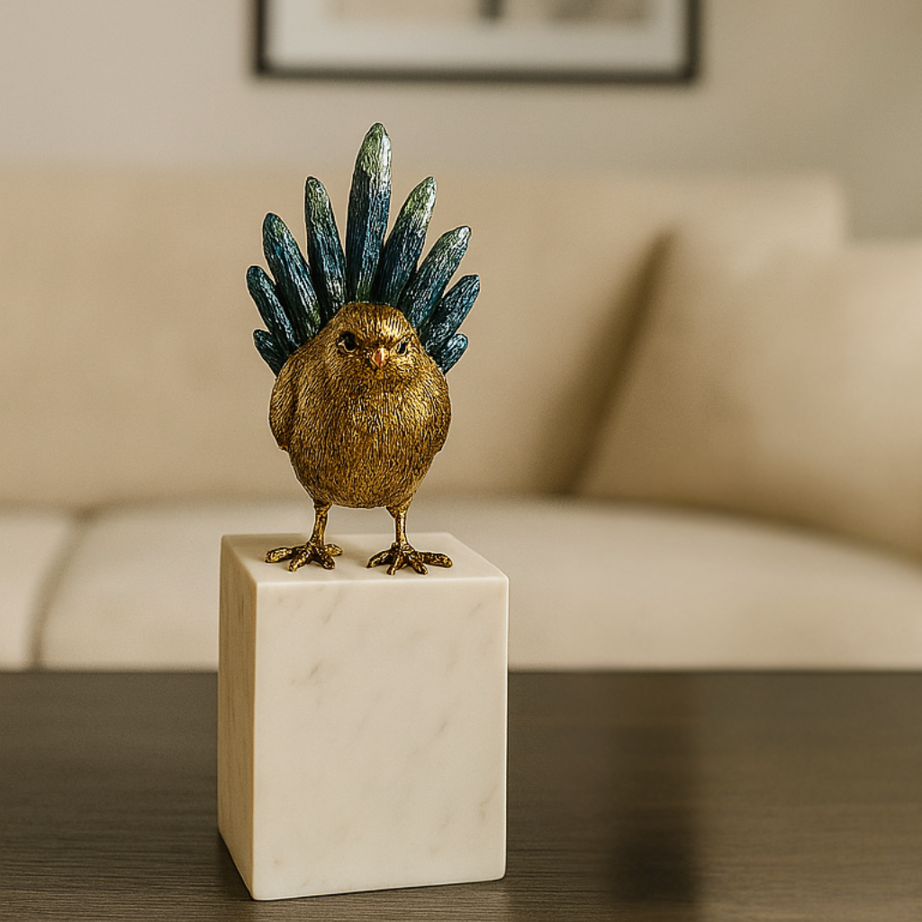 Aureus - Golden Crane Sculptures: