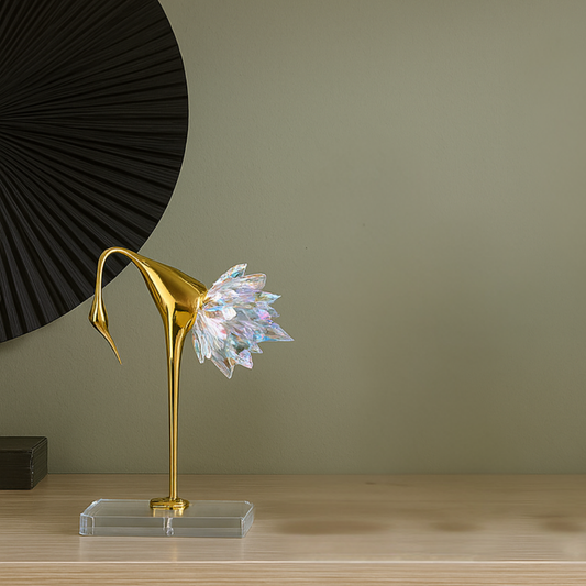 Golden Crystal Birds