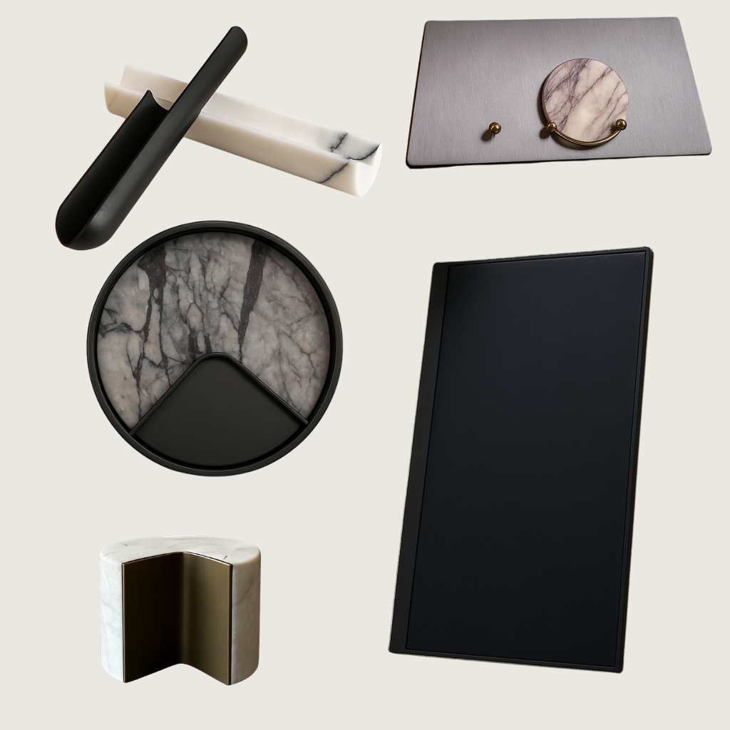 Office desk set-Black