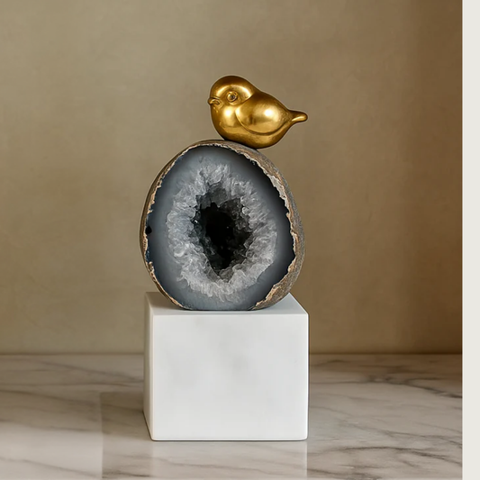 Geode Bird Perch Duo