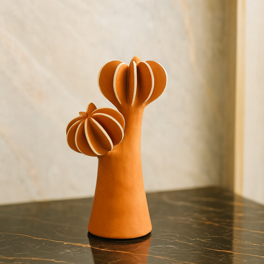 Terra Bloom Cactus Sculpture
