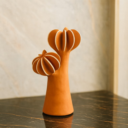 Terra Bloom Cactus Sculpture