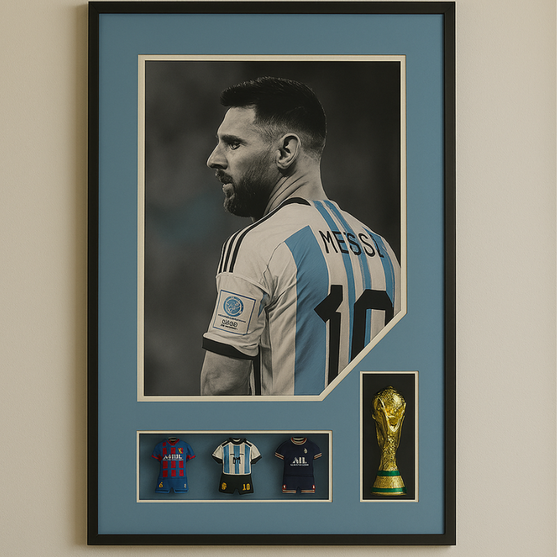 Framed Soccer Jersey Duo