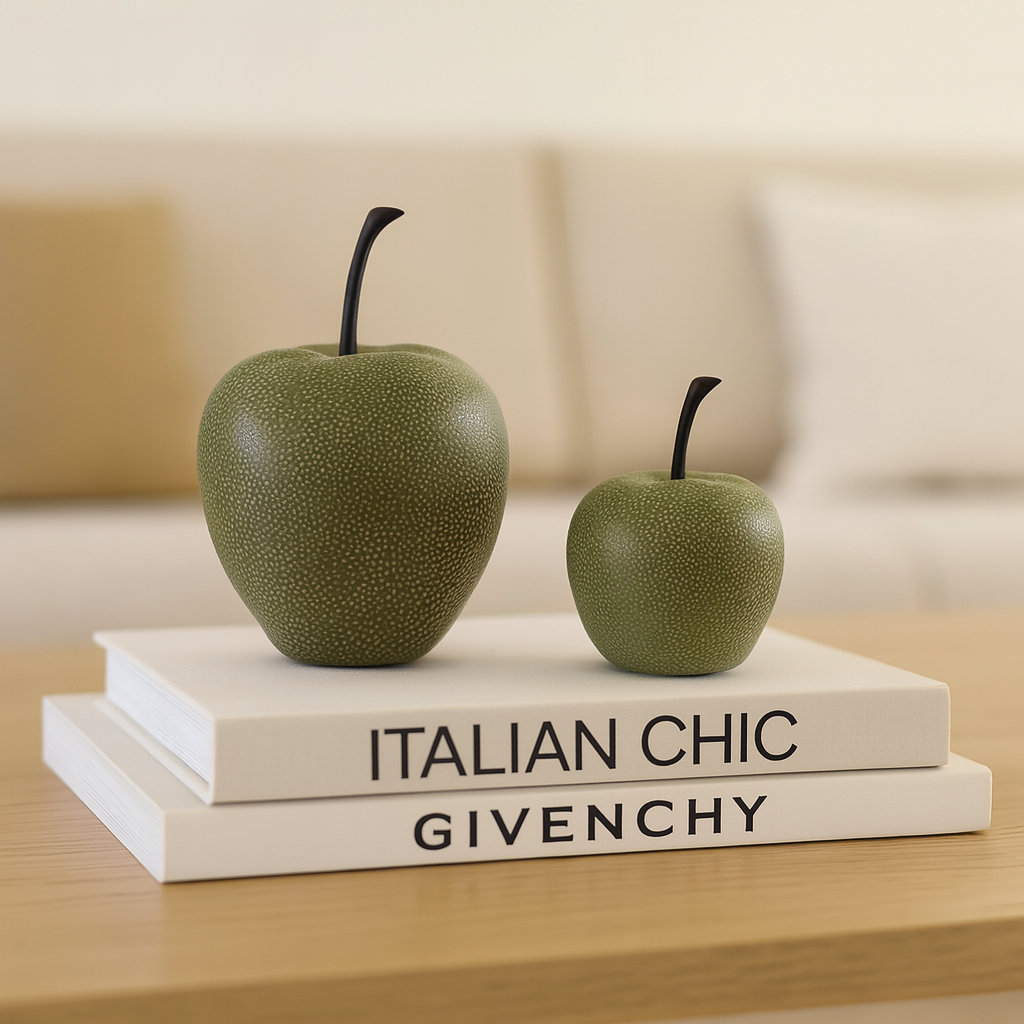 Pomona - Green Apple Sculptures