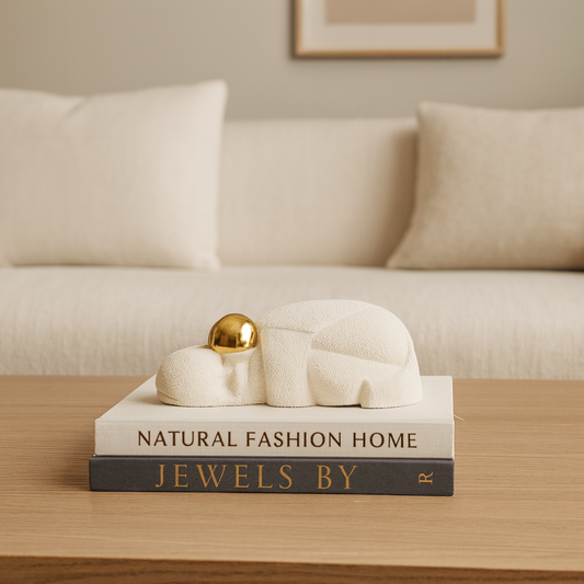 Nidus - White Textured Sculpture: