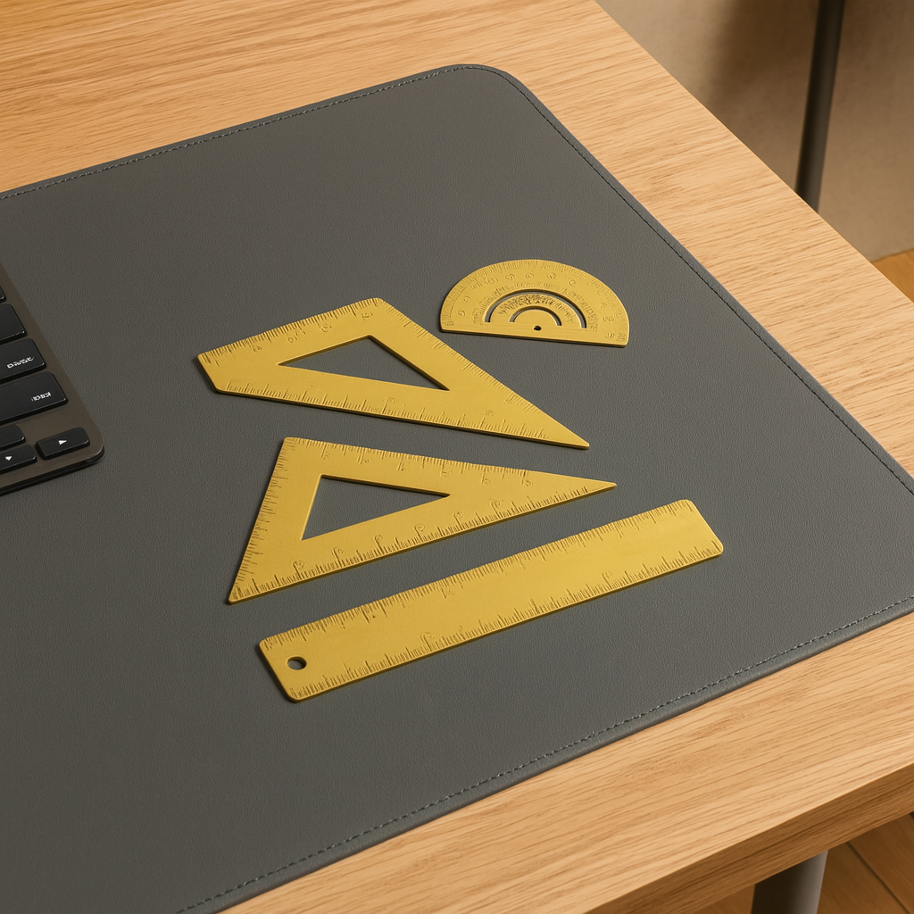Office Desk Set-Gold